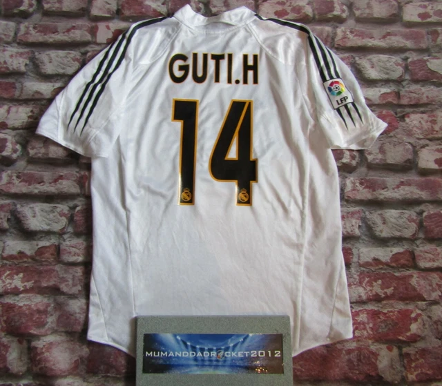 GUTI REAL MADRID football shirt LARGE mens COPA DEL REY