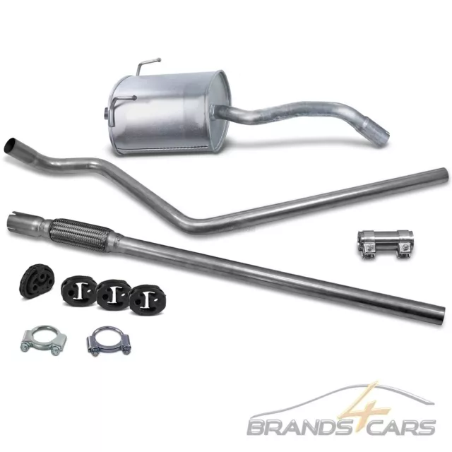 Silenziatore Imasaf Per Fiat 500+C Panda 169 Ford Ka 1.2 + Gpl Anno 07