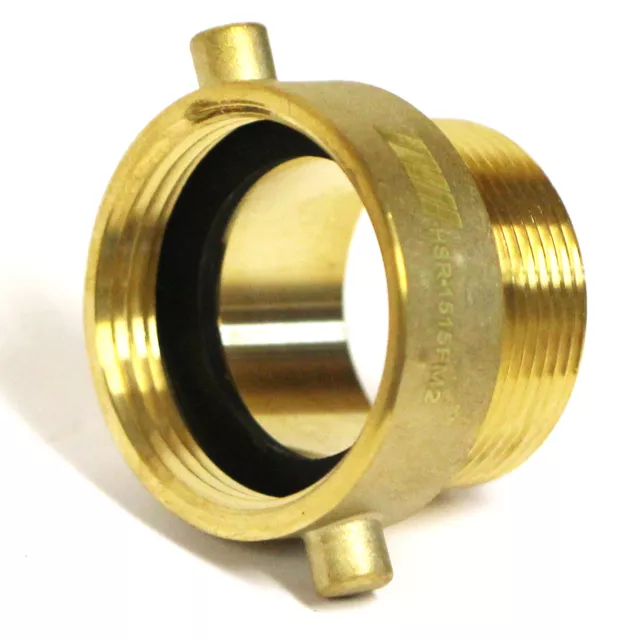 NNI FIRE HOSE HYDRANT ADAPTER 1-1/2" Female NST (NH) x 1-1/2" Male NPSH