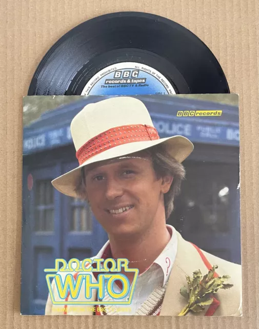 DOCTOR WHO THEME   1981  PETER DAVISON SLEEVE  UK 7" single  PLAY TESTED