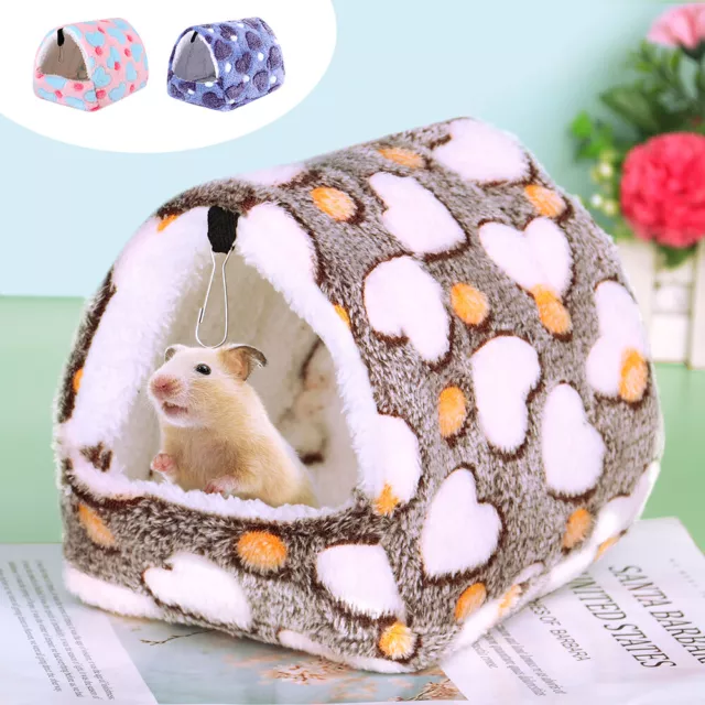 Meerschweinchen Bett Nest Hamsterhaus Schlafbett für kleine Tiere Weiche Plüsch