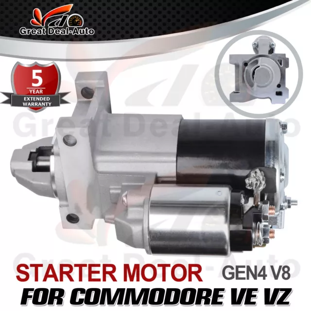 Starter Motor for Holden Commodore VE VF 6.0L 6.2L L76 L77 L98 LS3 V8 2007-2017