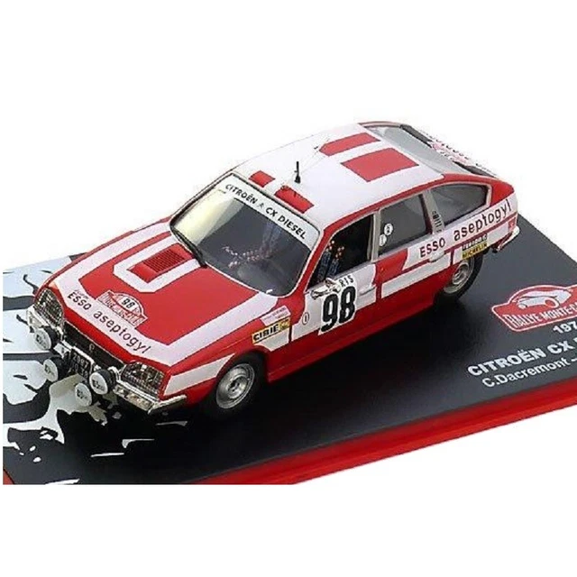 Citroën CX Diesel Dacremont Rally Montecarlo 1978 1:43 Ixo Altaya Diecast