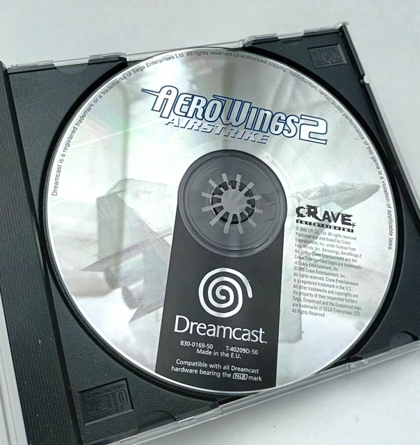 Jeu Sega Dreamcast Aerowings Complet - Version Boîte, Bon état, Pour Console Dreamcast, Genre Action-aventure