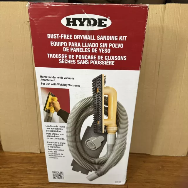 Hyde Dust-Free Drywall Hand Sander Kit With 6' Hose - 09165