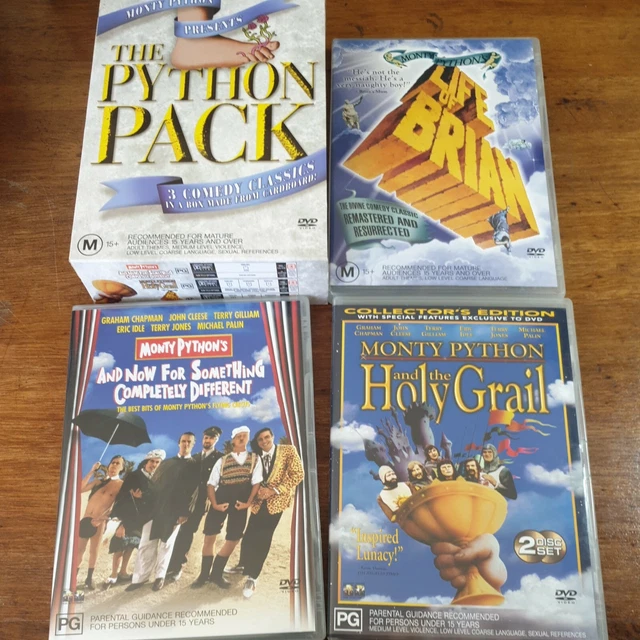 MONTY PYTHON THE Python Pack Box Set DVD R4 FREE POST Graham Chapman ...