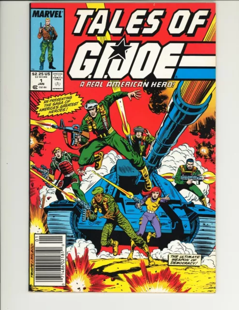 GI Joe Real American Hero #1  * 1st GI Joe  Re-Print *  NM/NM+  Key!