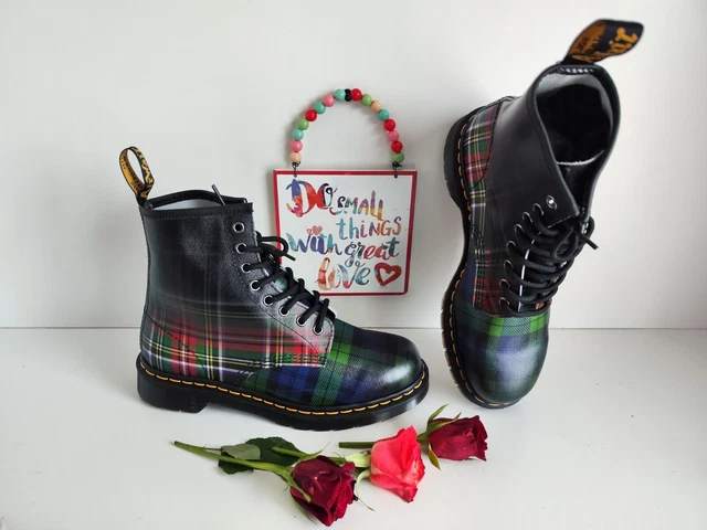 Dr martens x joy division 1460 black flat ankle boots cheap