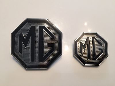 MG ZT BADGE Front Grille and rear boot badges 59mm & 39mm With lug