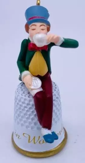 1996 Alice In Wonderland Hallmark Miniature Ornament Mad Hatter Size: approx 1"