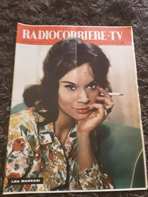 Radiocorriere Tv 1961 Lea Massari Gianna Galli Sardegna Quasi Un Continente