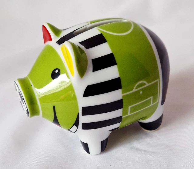 RITZENHOFF SPARSCHWEIN, MINI Piggy Bank, Fussball, sieger design Petra Mohr EUR 19,90