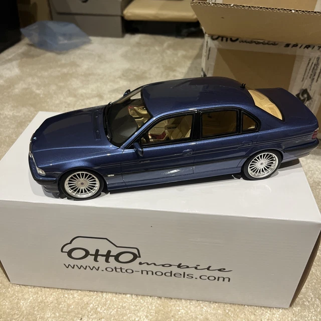 OTTO 1/18 SCALE BMW E38 Alpina B12 6-Litre V12 Blue Model OT359