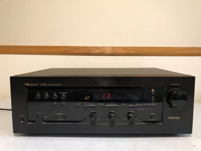 Nakamichi AV-300 Receiver HiFi Stereo Audiophile Japan 5.1 Channel Home Audio Nakamichi AV-300 Receiver HiFi Stereo Audiophile Japan 5.1 Channel Home Audio