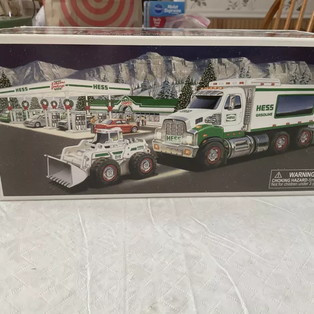 2008 HESS TOY TRUCK AND FRONT LOADER New in Box