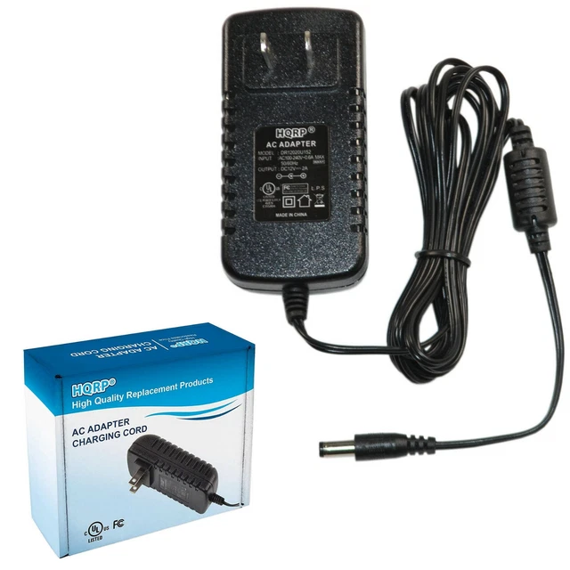 HQRP 12V AC Power Adaptateur pour Yamaha DGX-500 DGX-505 DGX500 DGX505 Clavier