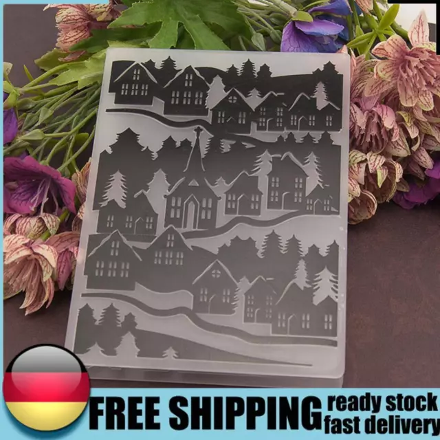 Broadroot Floral Plastic Embossing Folder für DIY Scrapbooking Fotoalbum Papier