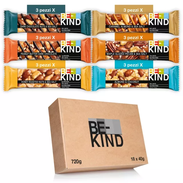 Barretta cereali BE-KIND Barretta gusti diversi 18x40g NUOVA 7/23