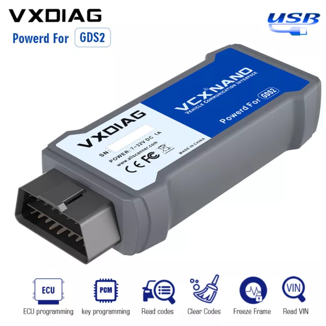 VXDIAG VCX NANO Fit For GM/OPEL ECU Prog-ramming OBD2 Diagnostic Scanner Tool 2