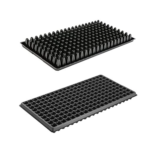 200 Cell, 10pcs-Pack Thick Durable Flats Vegetable Fruit Seeds Seedling Plasticn