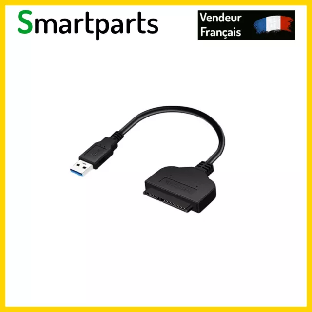 Câble Sata Vers USB 3.0 2.5 Pour Disque Dur HDD SSD Cable Adaptateur Converter