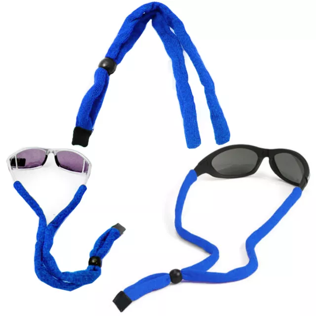 1 Azul Anteojos Retenedor Gafas Pedazo Grueso Cuello Correa de Sol Cable Cordón