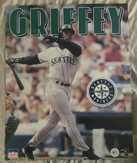 Vintage Poster Starline 1997 Ken Griffey Jr Seattle Mariners MLB Baseball