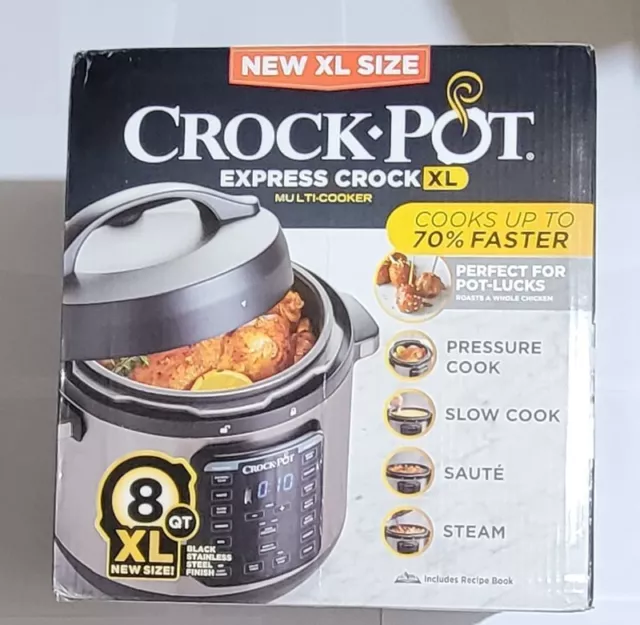 SCCPPC800-V1 Crock-Pot 8-Quart Multi-Use XL Express Crock