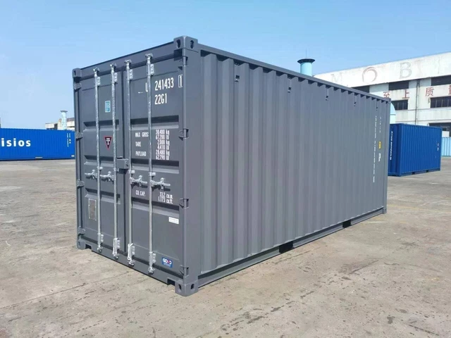 Container One Gray NEW / ONE-TRIP 20ft Shipping Containers - Leeds - Grey RAL7015 - £2450 ...