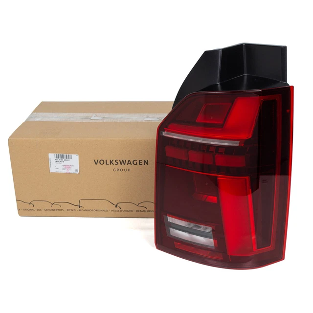 ORIGINAL VW RÜCKLEUCHTE Schlussleuchte LED Rot dunkel T6.1 rechts ...