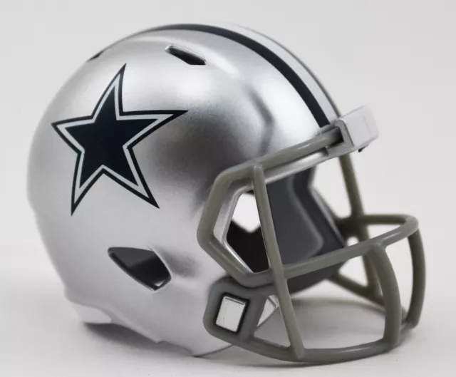 DALLAS COWBOYS NFL Cupcake / Cake Topper Mini Football Helmet