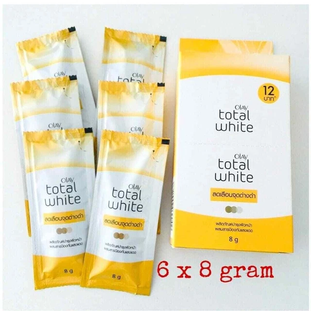 Olay Total Whitening Spot Cream Face Lightening Fairness Radiance Moisture 6X8g