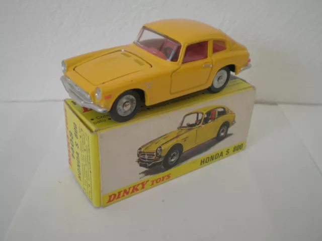 Authentique HONDA S800 DINKY TOYS 1408 en boite d'origine Trés bel état