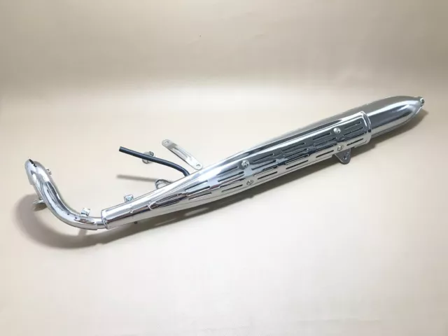 Honda SS50 CL50 Hanging Up Exhaust Muffle Pipe CL70 CD50 C110 Steel Chrome. CL70