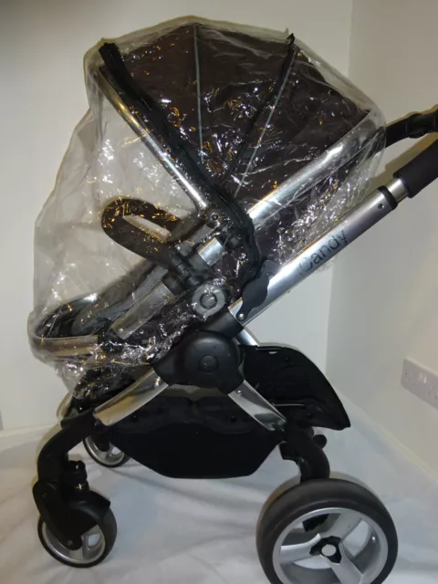 New RAINCOVER Zipped to fit iCandy Peach 1,2,3 Carrycot & Seat Unit pushchair