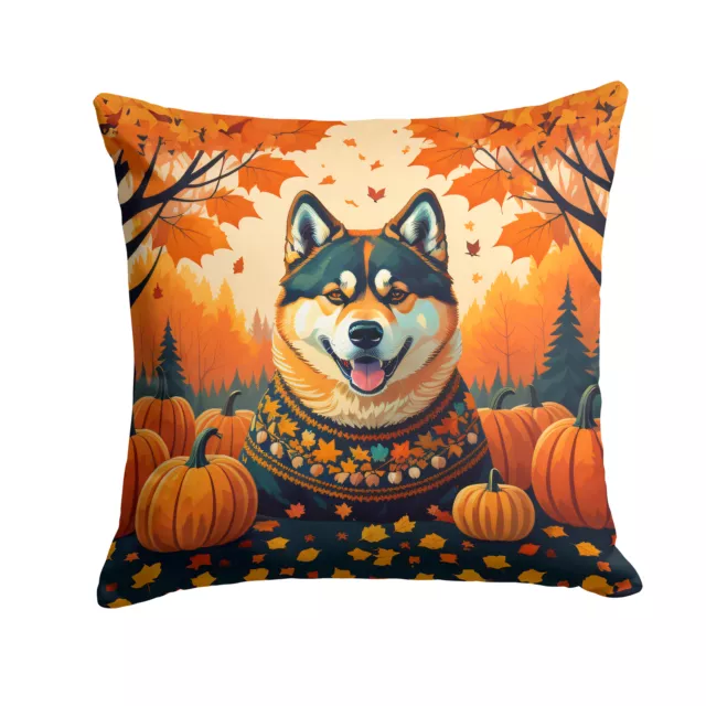 Akita Fall Fabric Decorative Pillow DAC1005PW1414