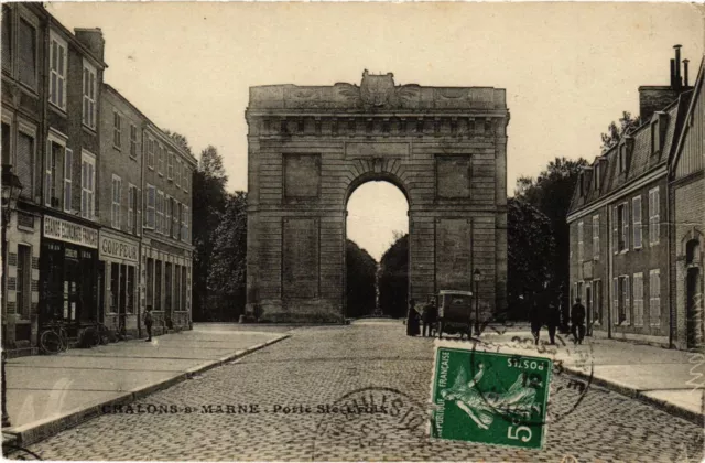 CPA CHALONS-sur-MARNE - Porte Ste-Croix (741956)
