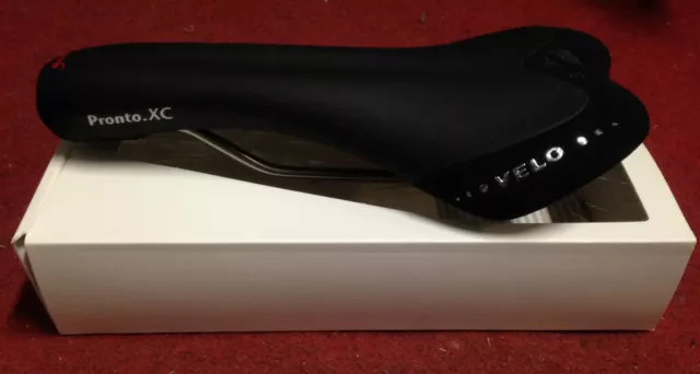 Selle Vélo VELO Prêt XC Vélo Saddle Fahrradsattel Leather Gel