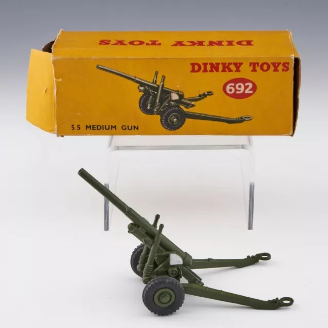 Dinky Toys 5.5 Medium Gun c1960 Boxed