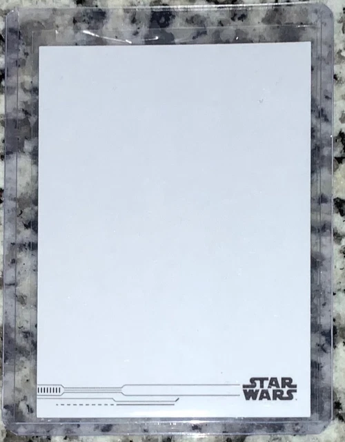 2019 Topps Star Wars The Rise of Skywalker Blank Sketch Card RARE 1/1