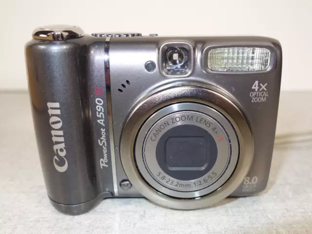 Canon Powershot A590 IS 8.0MP Digital Camera - Tested