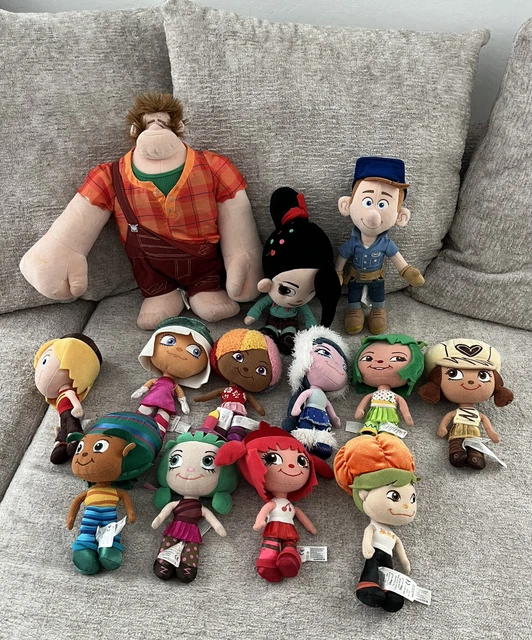 DISNEY STORE WRECK It Ralph Plush Soft Dolls Toys Fix it Felix