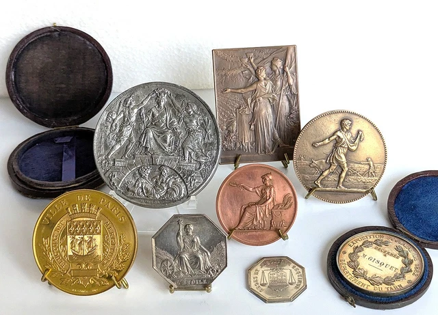 Lot De 250 Jetons Anciens 19e Siècle – Os, Pour Jeu Nain Jaune, Poker