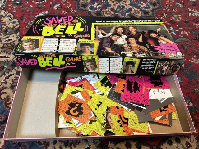 Vintage 1992 Saved By the Bell Board Game Pressman Screech Slater Zack Kelly