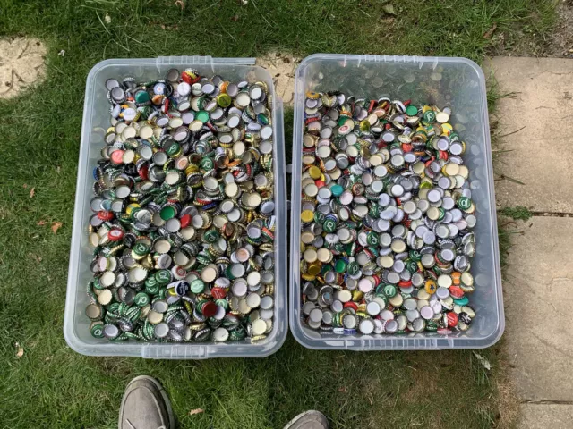 500 gemischte Bierlager Apfelwein und Softdrink Flasche Top, Recycling & Up Cycle Projekt