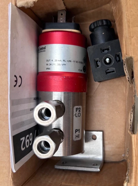 Trasmettitore Di Pressione Differenziale TELETRANS 3508-30C-123-111-100-011-001-1 (Nuovo Old Stock)