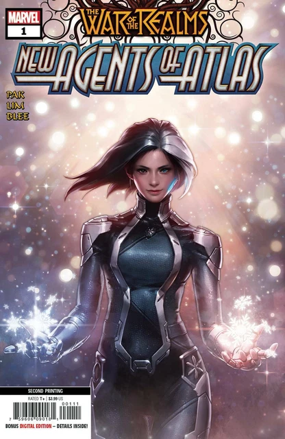 Marvel Comics War Of Realms New Agents Of Atlas #1 2Nd Print Variant