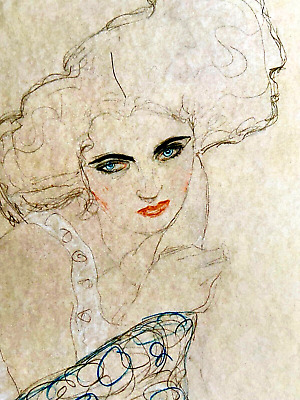 Gustav Klimt Litografía 1979 , 175 Ex ( Egon Schiele Picasso Klee Edgard Degas )
