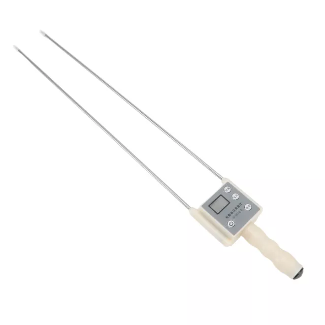 Grain Moisture Meter Rapid LED 2 Steel Needle Grass Straw Moisture Detector FS
