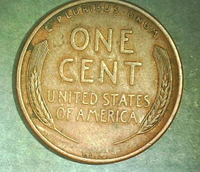 1909 VDB Lincoln Head Cent BETTER DATE WHEAT PENNY F-XF NO RESERVE NICE #P123 2